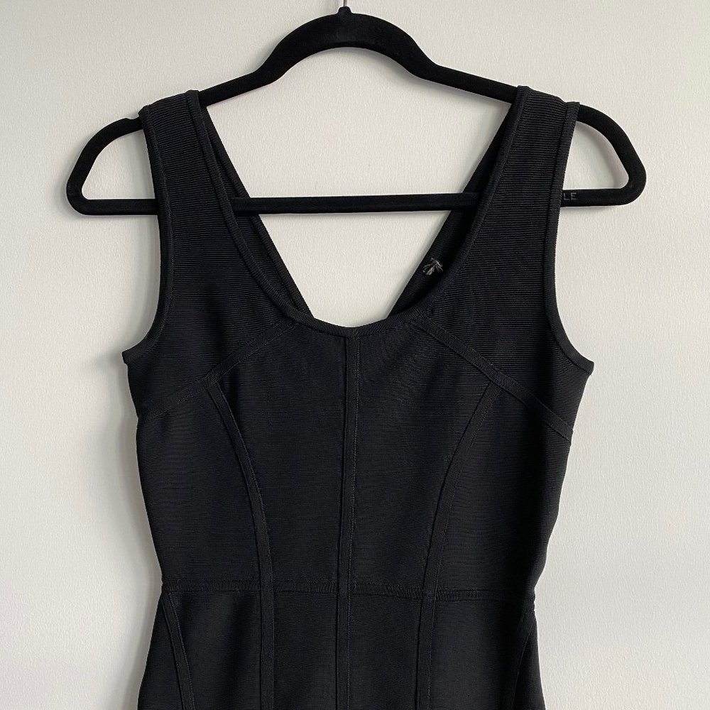 BLACK BODYCON DRESS - Picture 3 of 5